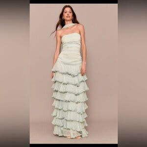 Strapless Tiered Dress